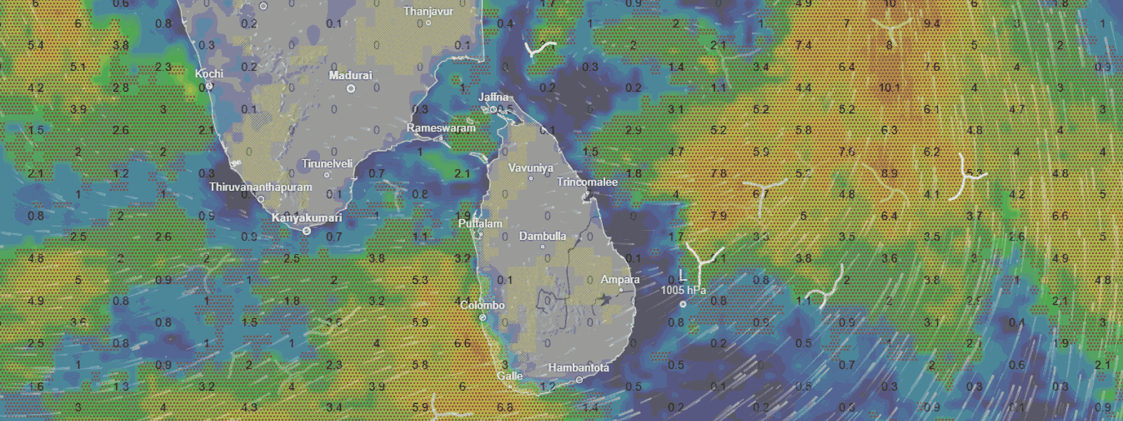 Low-Pressure System To Develop Over the Island